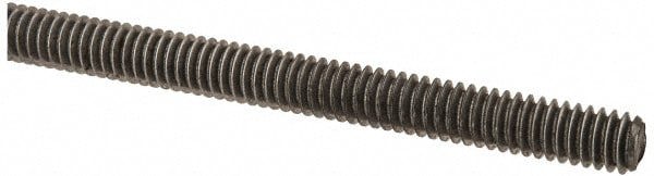 Threaded Rod: #8-32, 2' Long, Low Carbon Steel