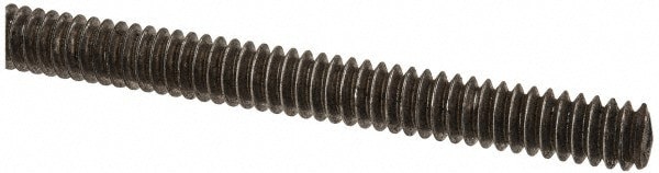 Threaded Rod: #10-24, 2' Long, Low Carbon Steel