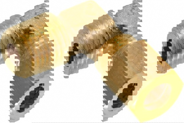 Compression Tube Male Elbow: 1/4