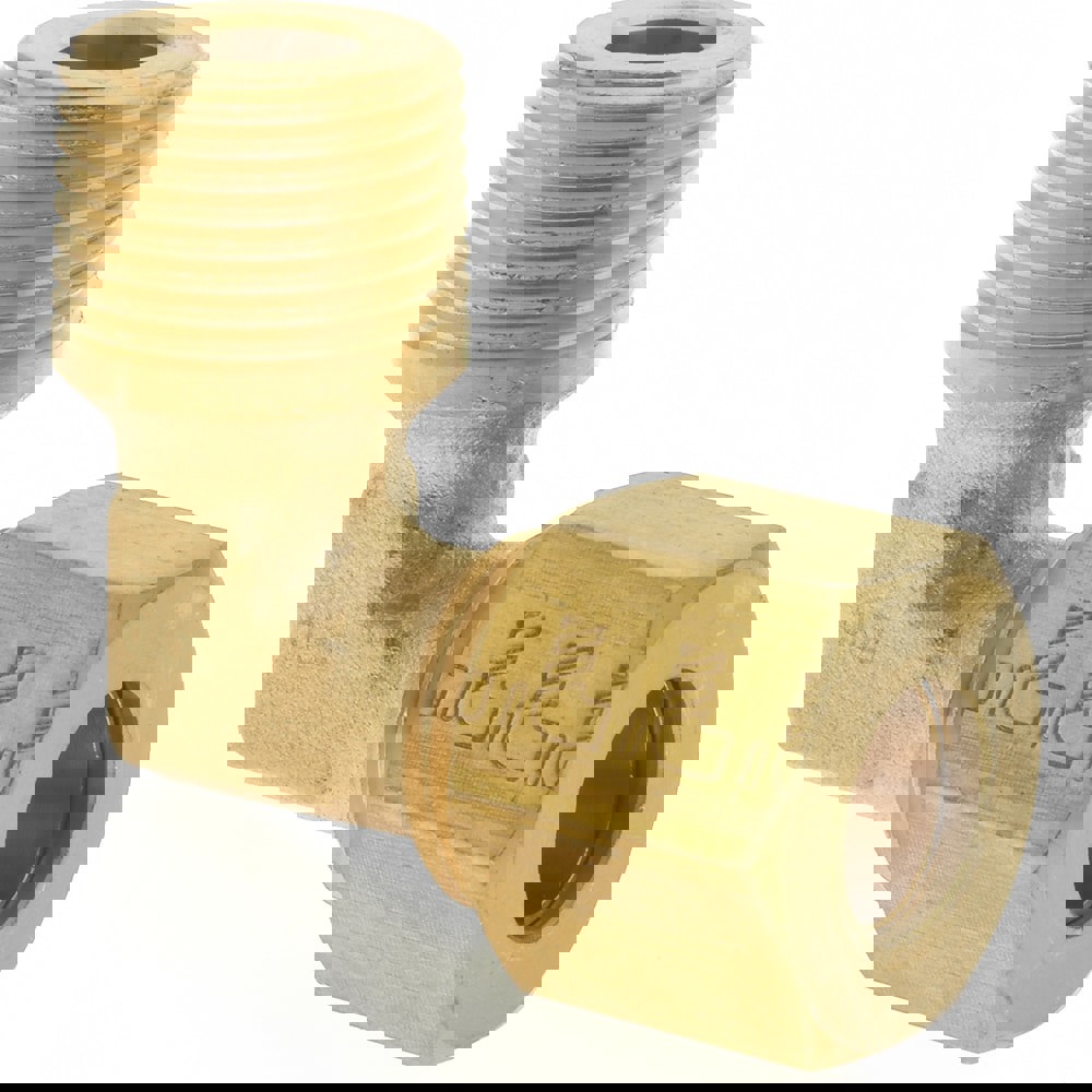 Compression Tube Male Elbow: 3/8