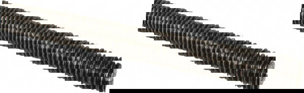 Threaded Rod: 7/8-9, 6' Long, Low Carbon Steel