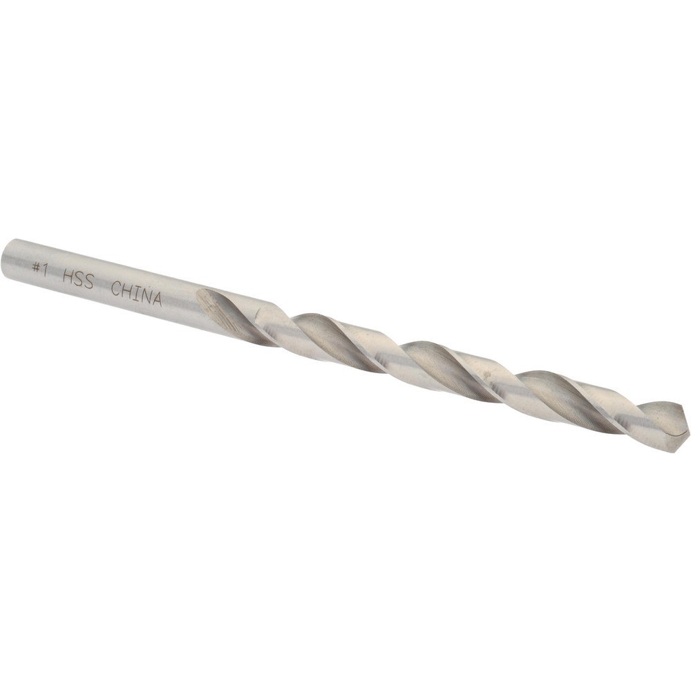 Jobber Drill: #1, 118 deg Point, High Speed Steel