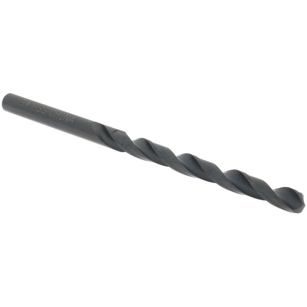 Jobber Drill: #9, 118 deg Point, High Speed Steel