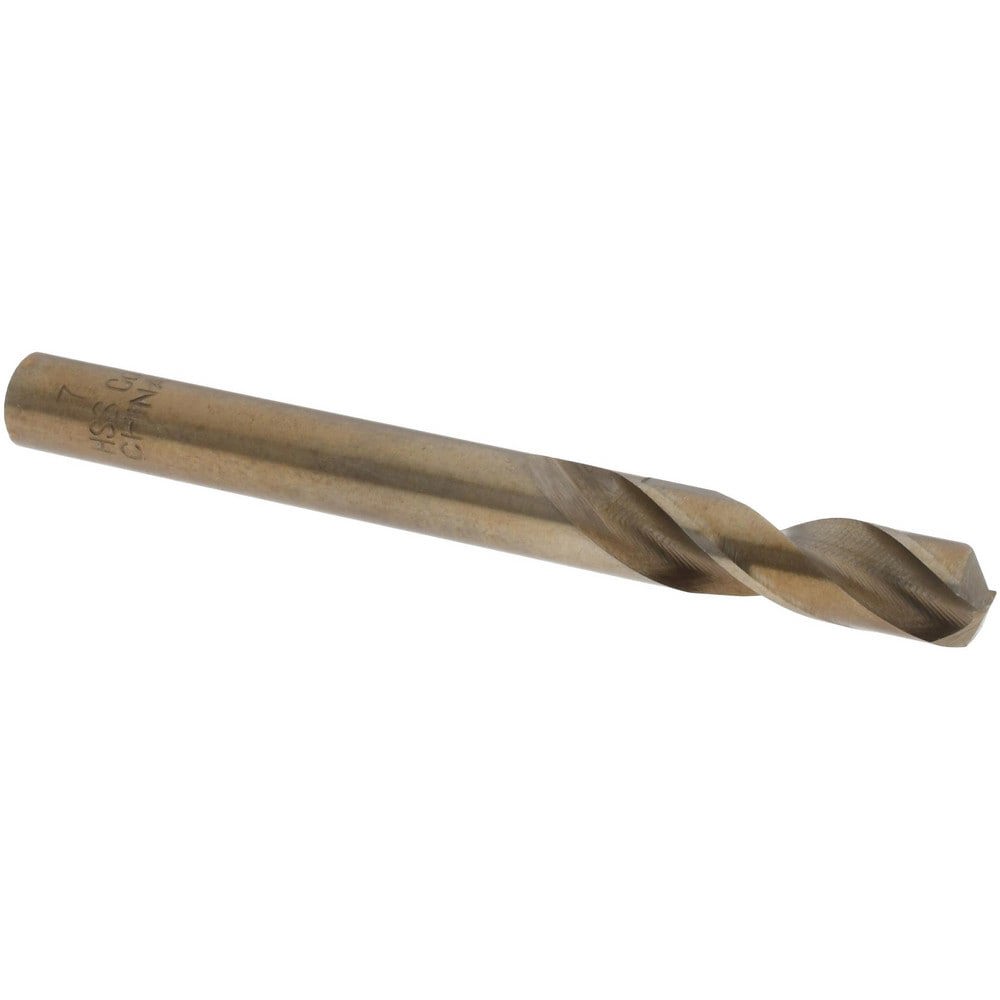 Screw Machine Length Drill Bit: 7.00 mm Dia, 135 deg Point, Cobalt
