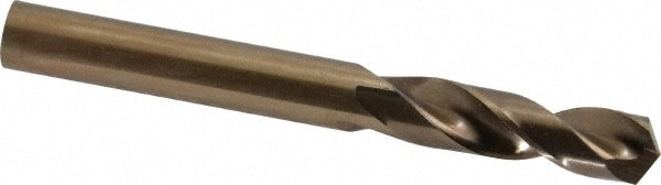 Screw Machine Length Drill Bit: 9.00 mm Dia, 135 deg Point, Cobalt