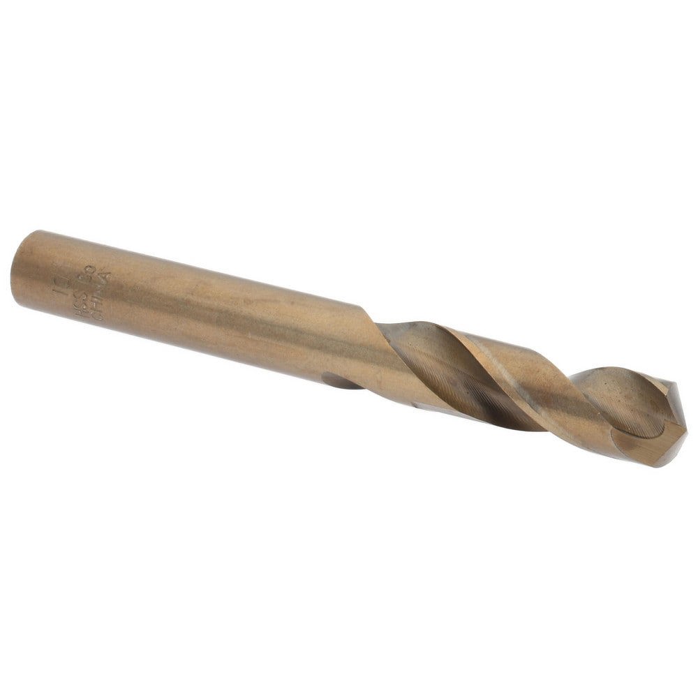 Screw Machine Length Drill Bit: 10.00 mm Dia, 135 deg Point, Cobalt