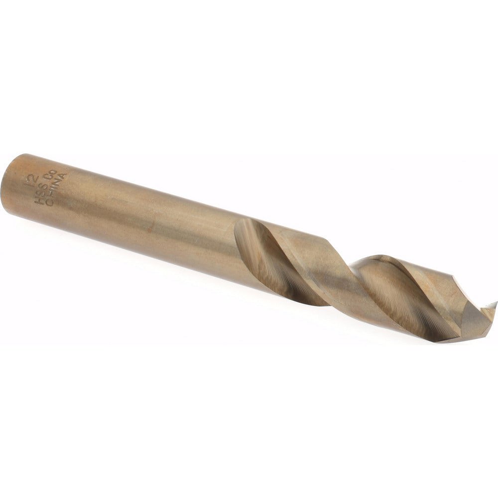 Screw Machine Length Drill Bit: 12.00 mm Dia, 135 deg Point, Cobalt