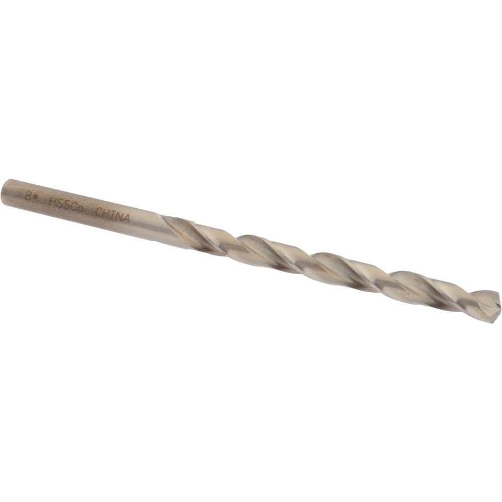 Jobber Drill: #8, 135 deg Point, Cobalt