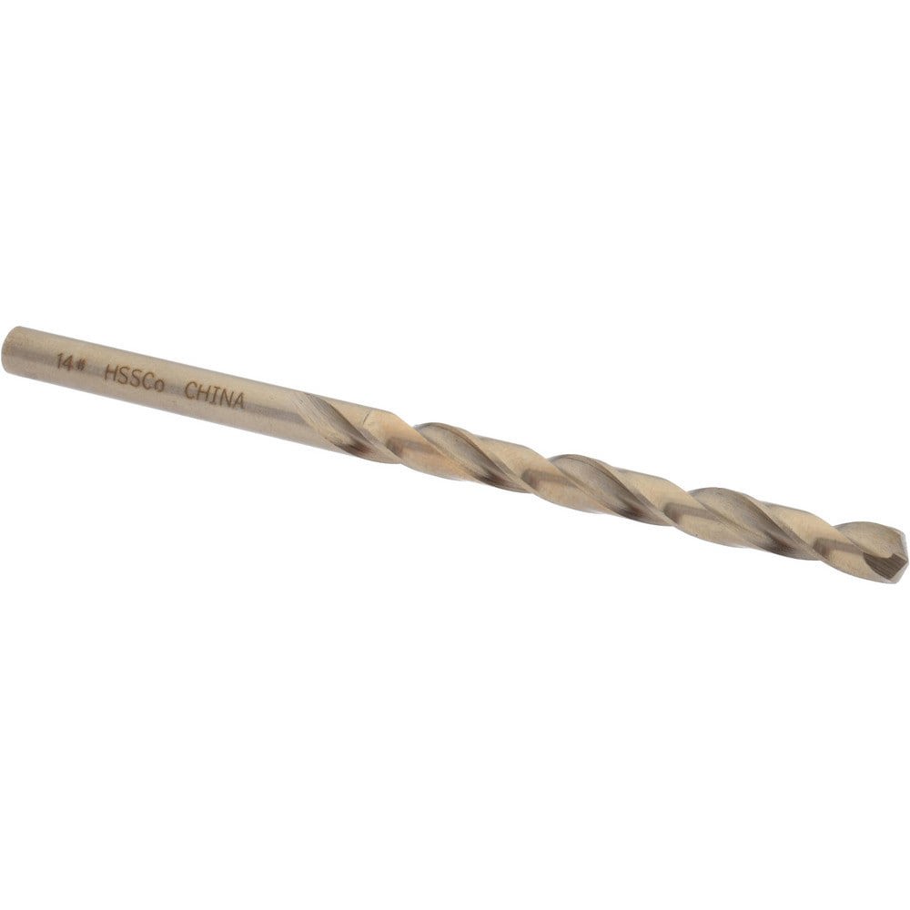 Jobber Drill: #14, 135 deg Point, Cobalt