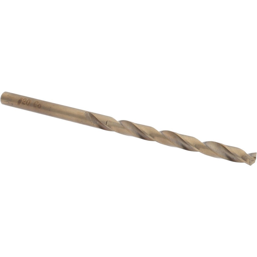 Jobber Drill: #20, 135 deg Point, Cobalt