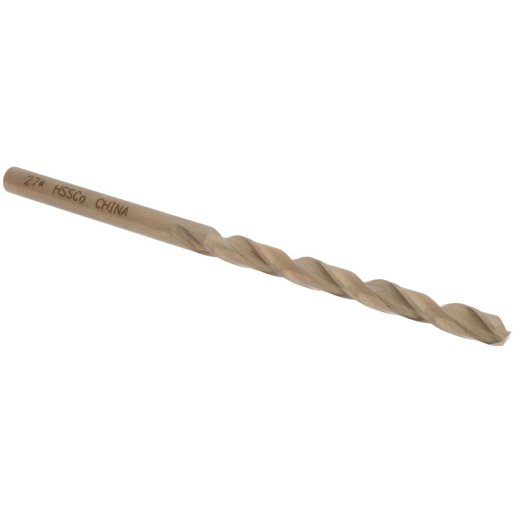 Jobber Drill: #27, 135 deg Point, Cobalt