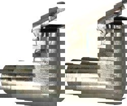 Die Cast Zinc, Zinc Plated, Plain Drive One Piece, Elbow Oil Hole Cover