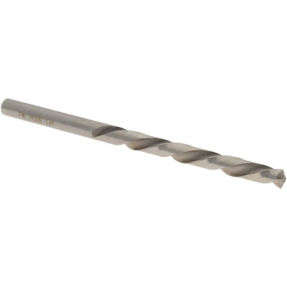 Jobber Drill: #7, 118 deg Point, High Speed Steel