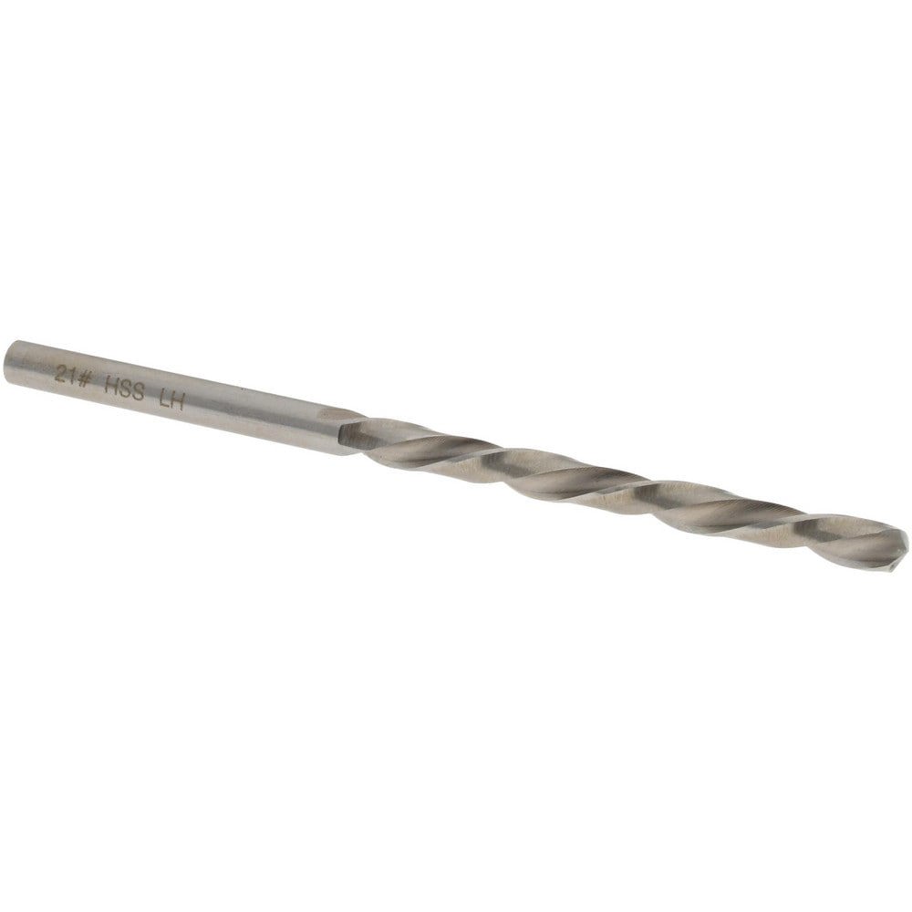 Jobber Drill: #21, 118 deg Point, High Speed Steel