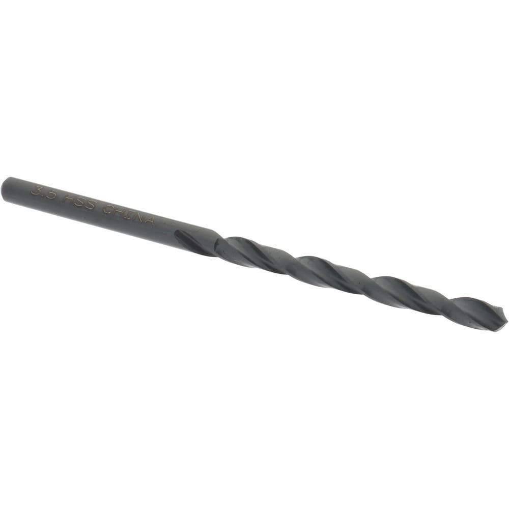 Jobber Drill: 3.50 mm Dia, 118 deg Point, High Speed Steel