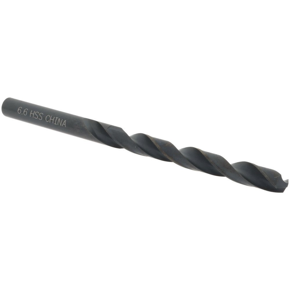 Jobber Drill: 6.60 mm Dia, 118 deg Point, High Speed Steel