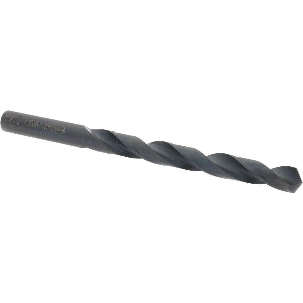 Jobber Drill: 8.00 mm Dia, 118 deg Point, High Speed Steel