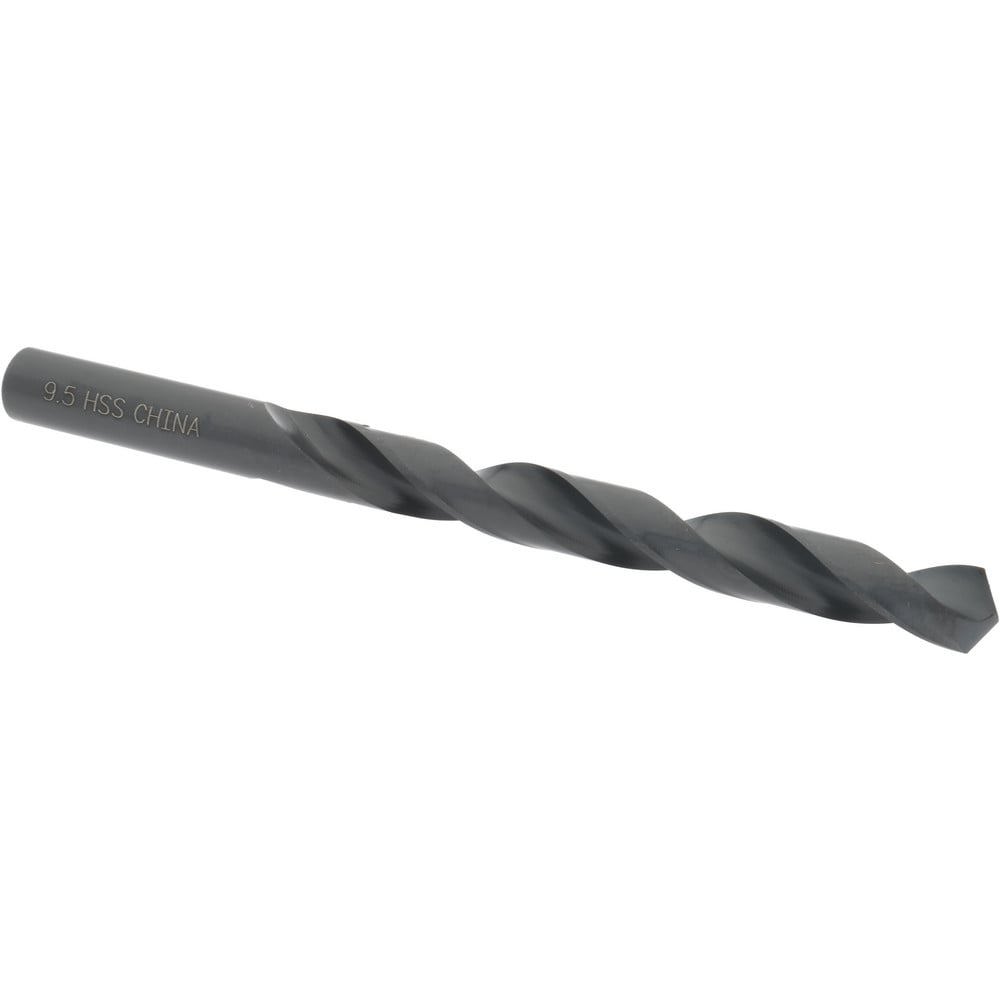 Jobber Drill: 9.50 mm Dia, 118 deg Point, High Speed Steel