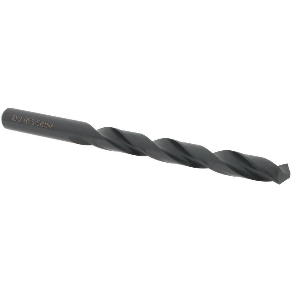 Jobber Drill: 10.20 mm Dia, 118 deg Point, High Speed Steel