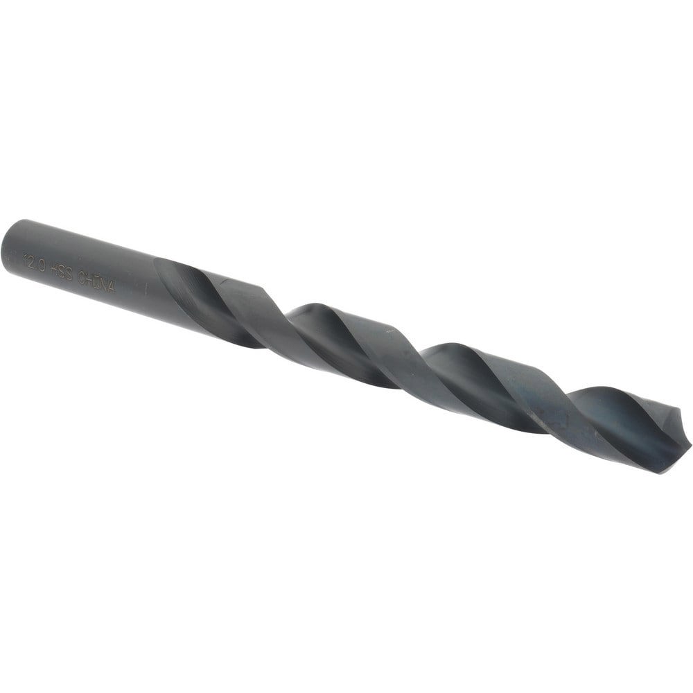 Jobber Drill: 12.00 mm Dia, 118 deg Point, High Speed Steel