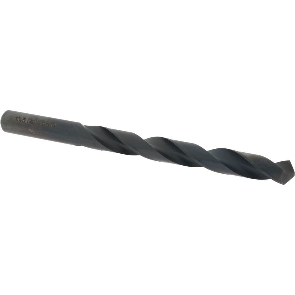 Jobber Drill: 13.50 mm Dia, 118 deg Point, High Speed Steel