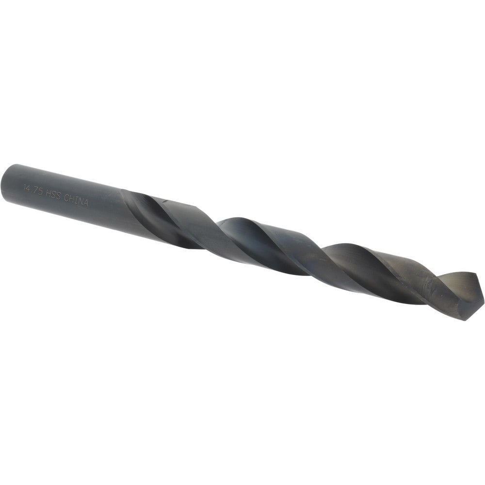 Jobber Drill: 14.75 mm Dia, 118 deg Point, High Speed Steel