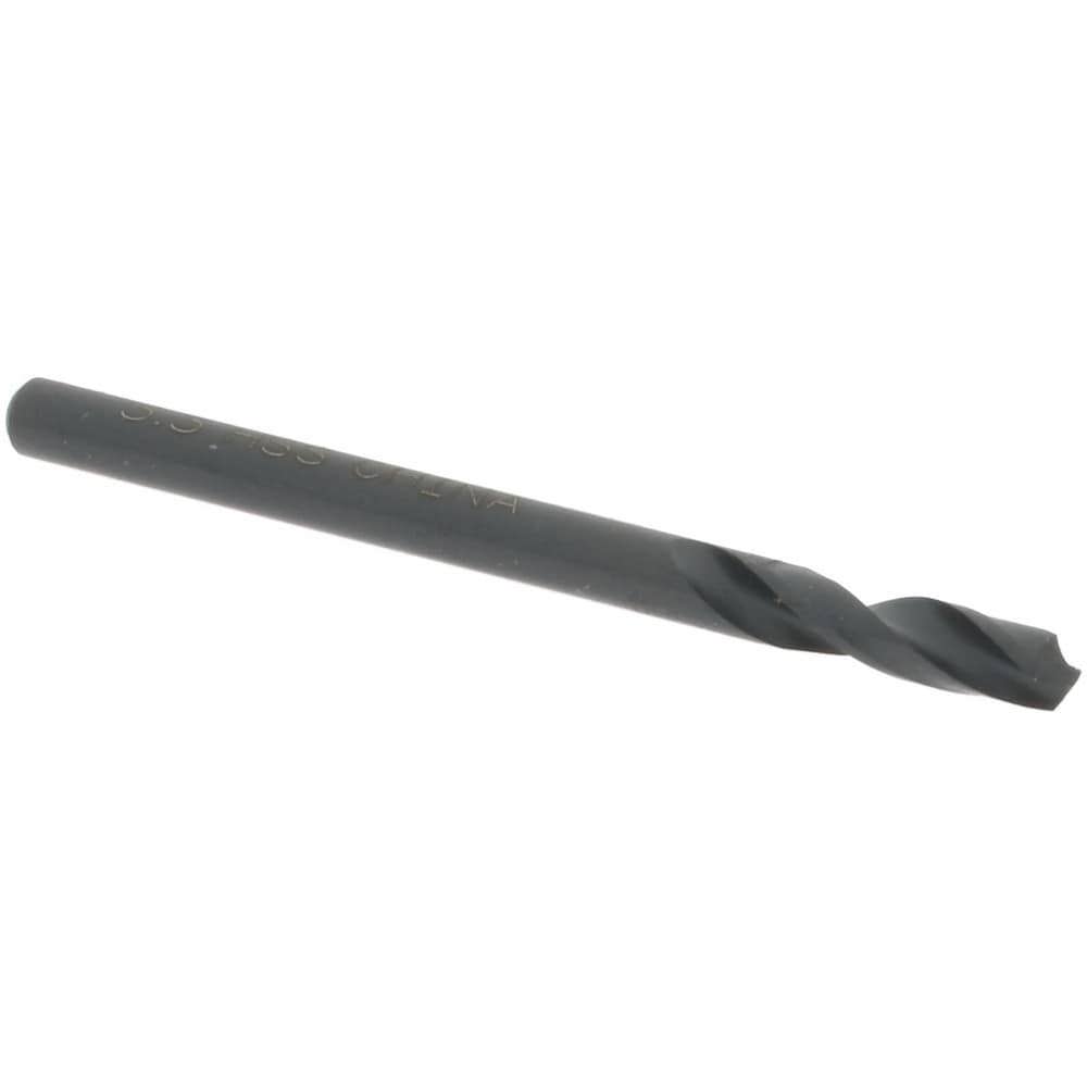 Screw Machine Length Drill Bit: 3.30 mm Dia, 118 deg Point, High-Speed Steel