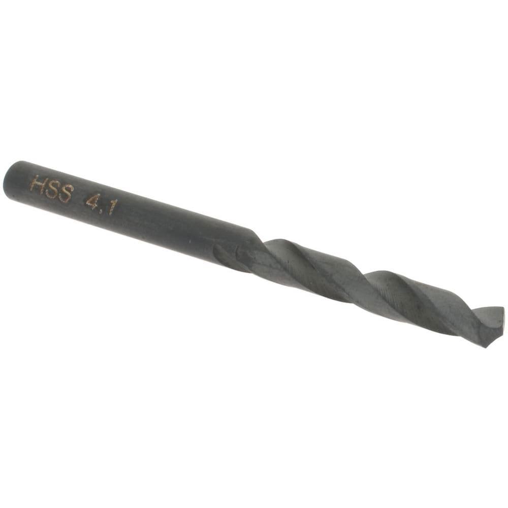 Screw Machine Length Drill Bit: 4.10 mm Dia, 118 deg Point, High-Speed Steel