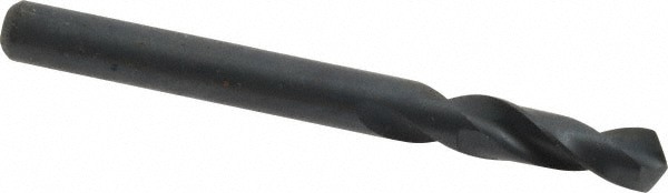 Screw Machine Length Drill Bit: 6.40 mm Dia, 118 deg Point, High-Speed Steel