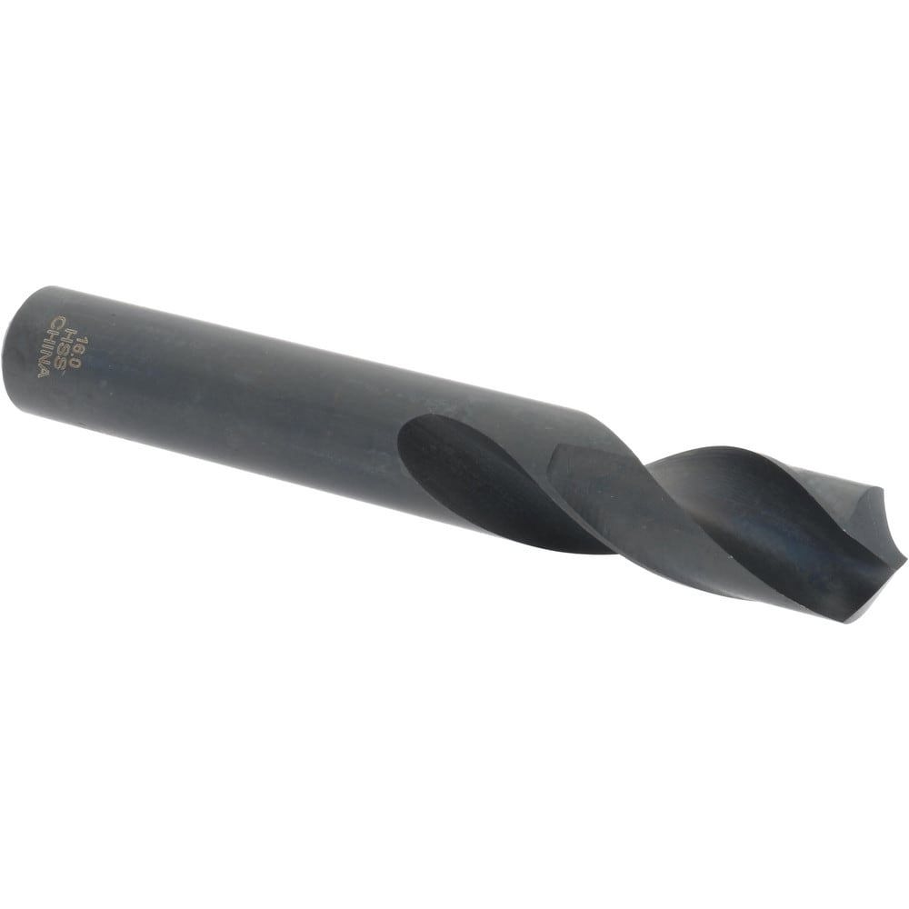 Screw Machine Length Drill Bit: 16.00 mm Dia, 118 deg Point, High-Speed Steel