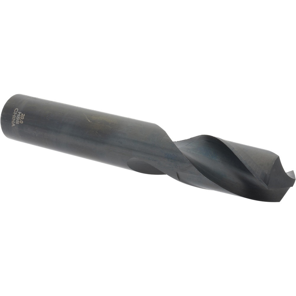 Screw Machine Length Drill Bit: 20.00 mm Dia, 118 deg Point, High-Speed Steel