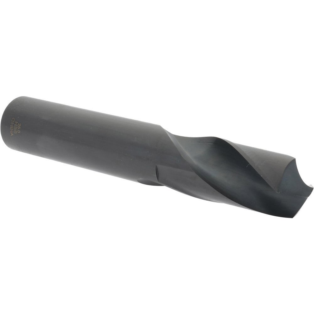 Screw Machine Length Drill Bit: 25.00 mm Dia, 118 deg Point, High-Speed Steel