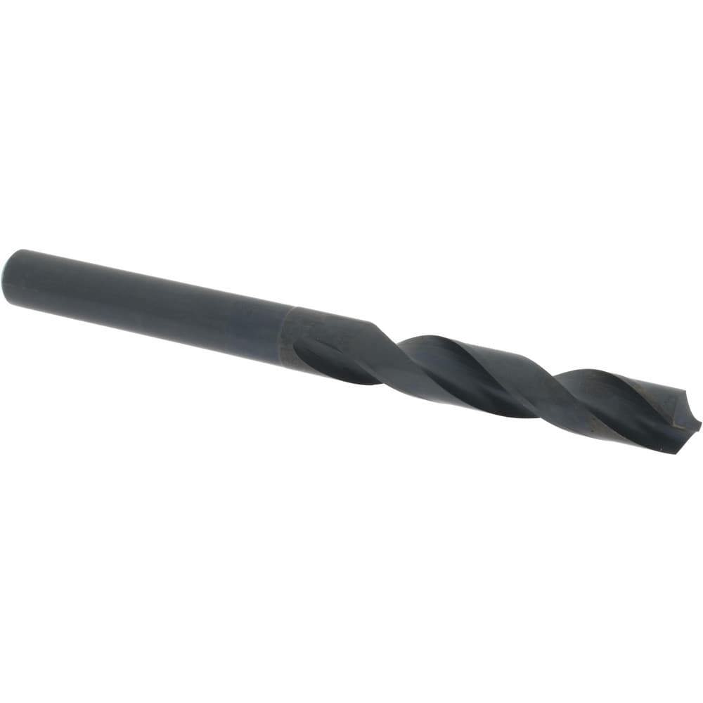 Reduced Shank Drill Bit: 33/64'' Dia, 1/2'' Shank Dia, 118 0, High Speed Steel