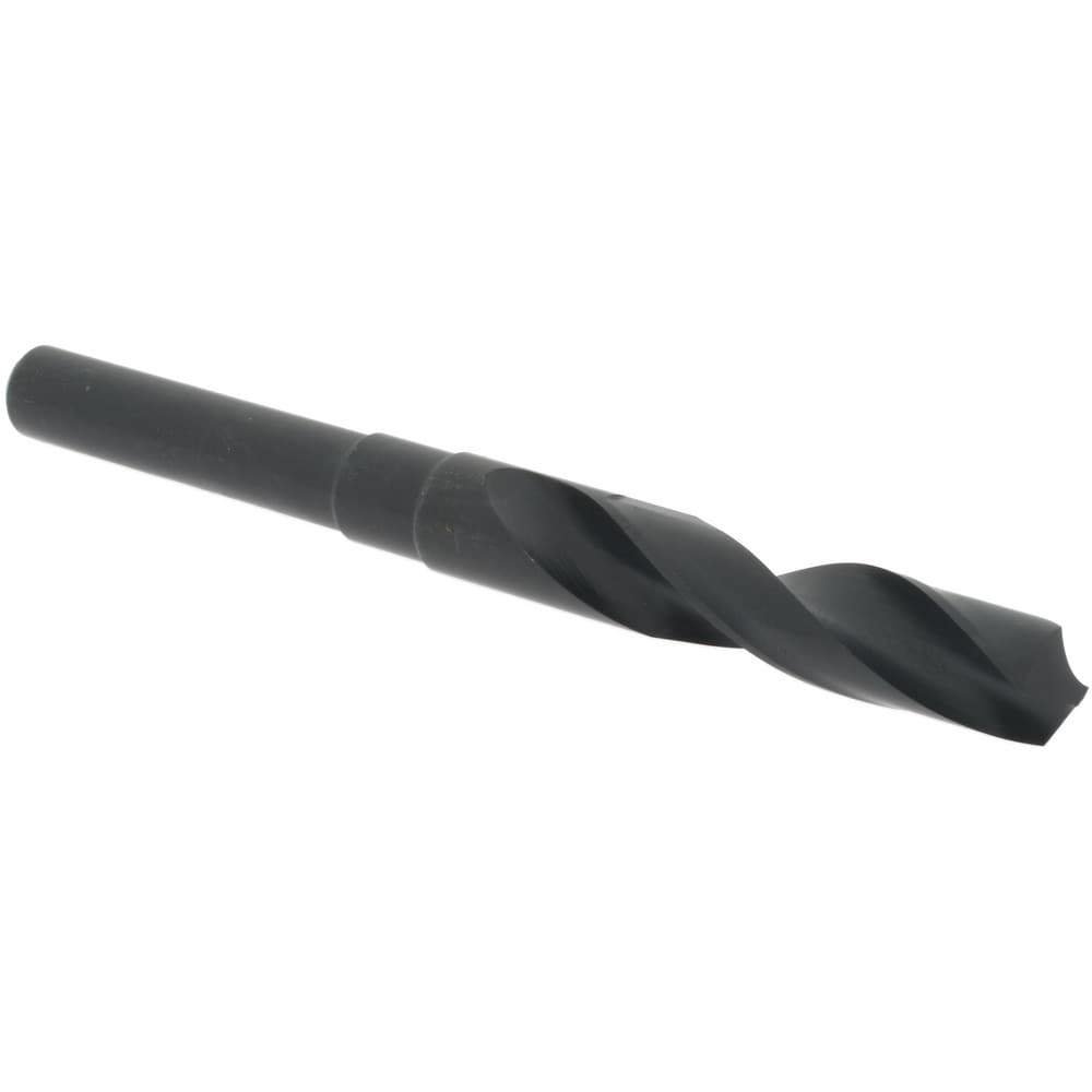 Reduced Shank Drill Bit: 39/64'' Dia, 1/2'' Shank Dia, 118 0, High Speed Steel