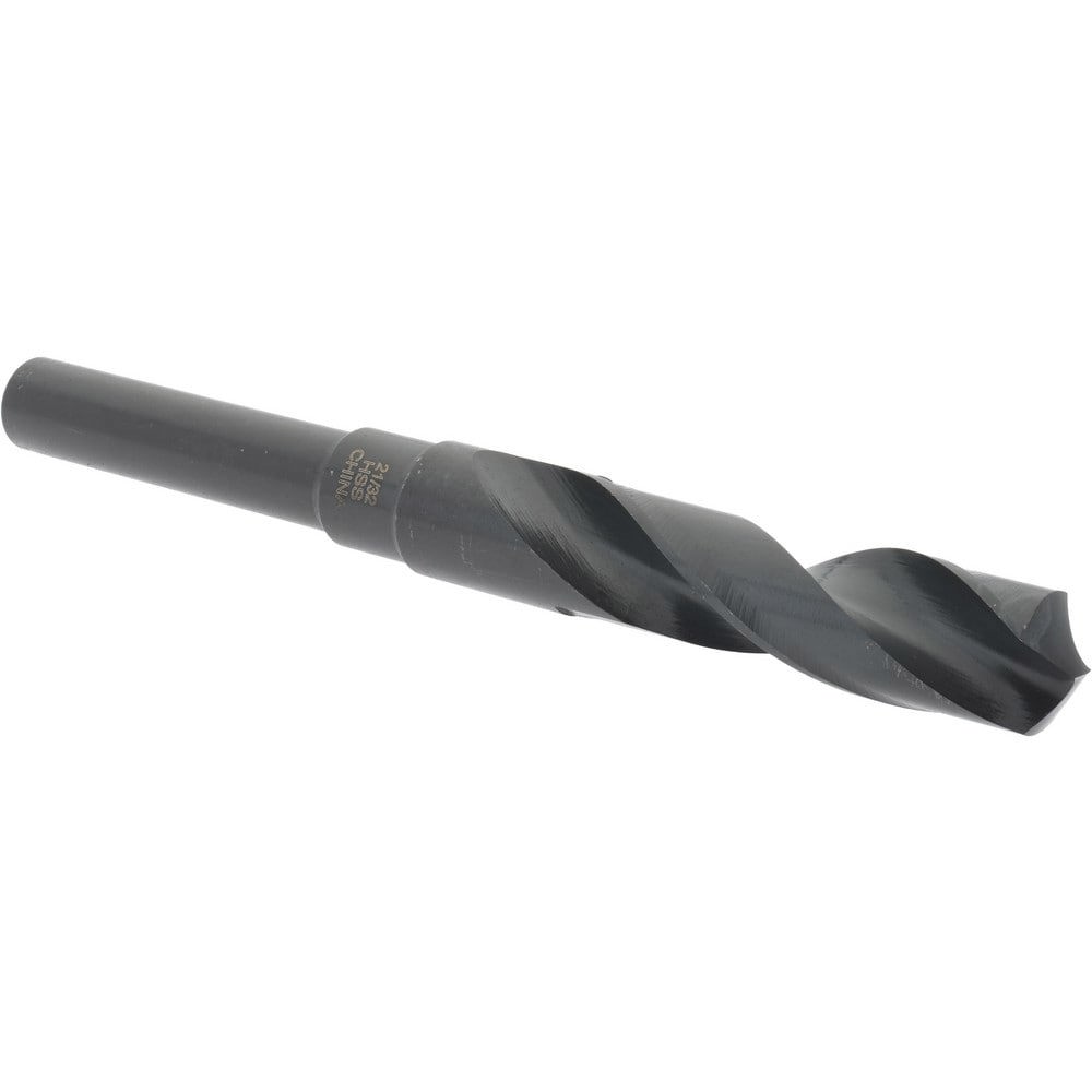Reduced Shank Drill Bit: 21/32'' Dia, 1/2'' Shank Dia, 118 0, High Speed Steel