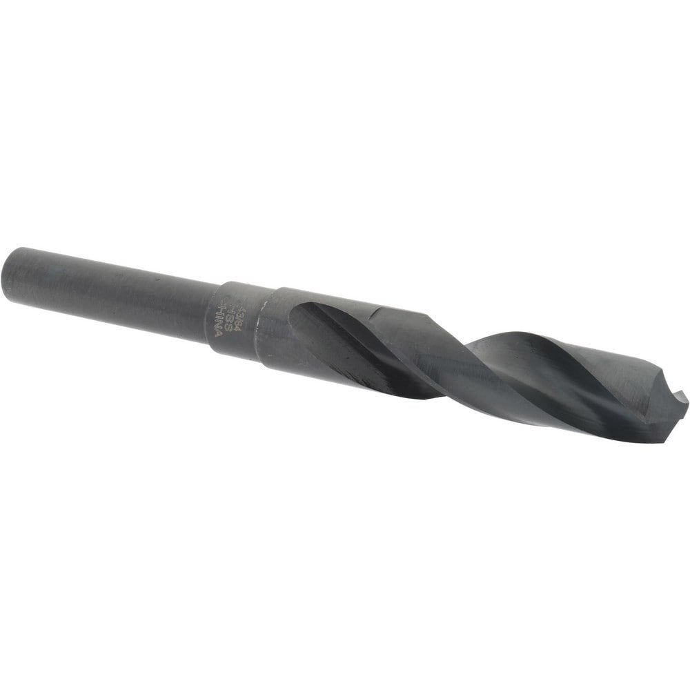 Reduced Shank Drill Bit: 43/64'' Dia, 1/2'' Shank Dia, 118 0, High Speed Steel