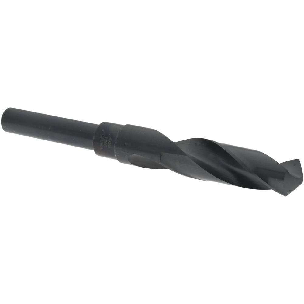 Reduced Shank Drill Bit: 47/64'' Dia, 1/2'' Shank Dia, 118 0, High Speed Steel