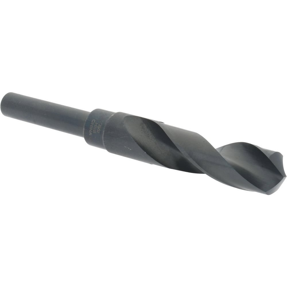 Reduced Shank Drill Bit: 25/32'' Dia, 1/2'' Shank Dia, 118 0, High Speed Steel