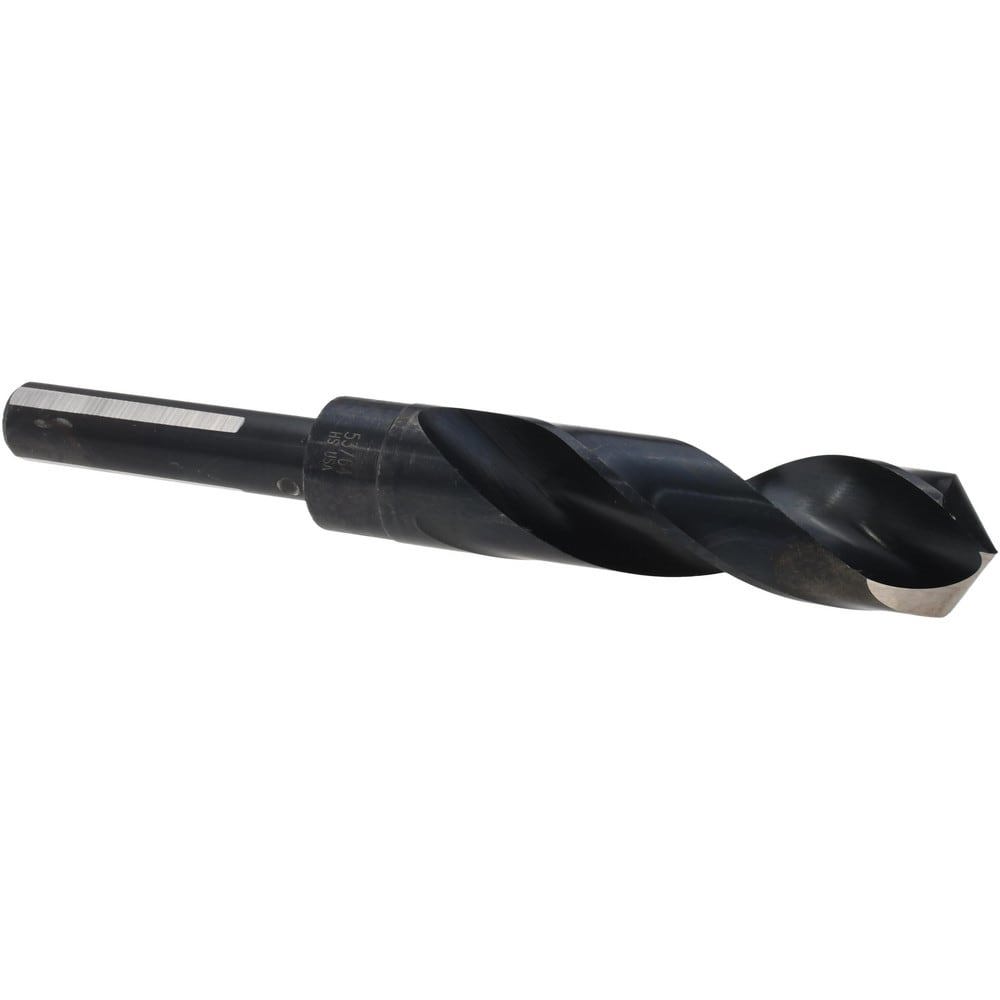 Reduced Shank Drill Bit: 53/64'' Dia, 1/2'' Shank Dia, 118 0, High Speed Steel