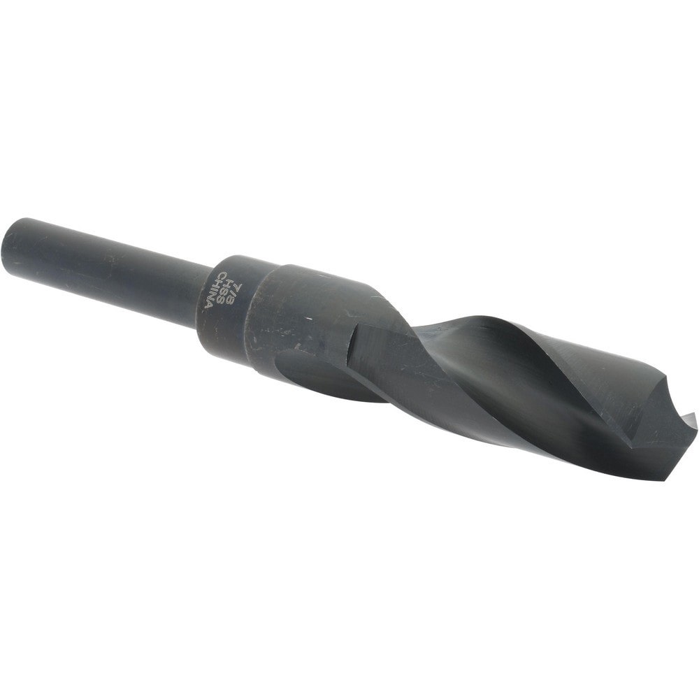 Reduced Shank Drill Bit: 7/8'' Dia, 1/2'' Shank Dia, 118 0, High Speed Steel