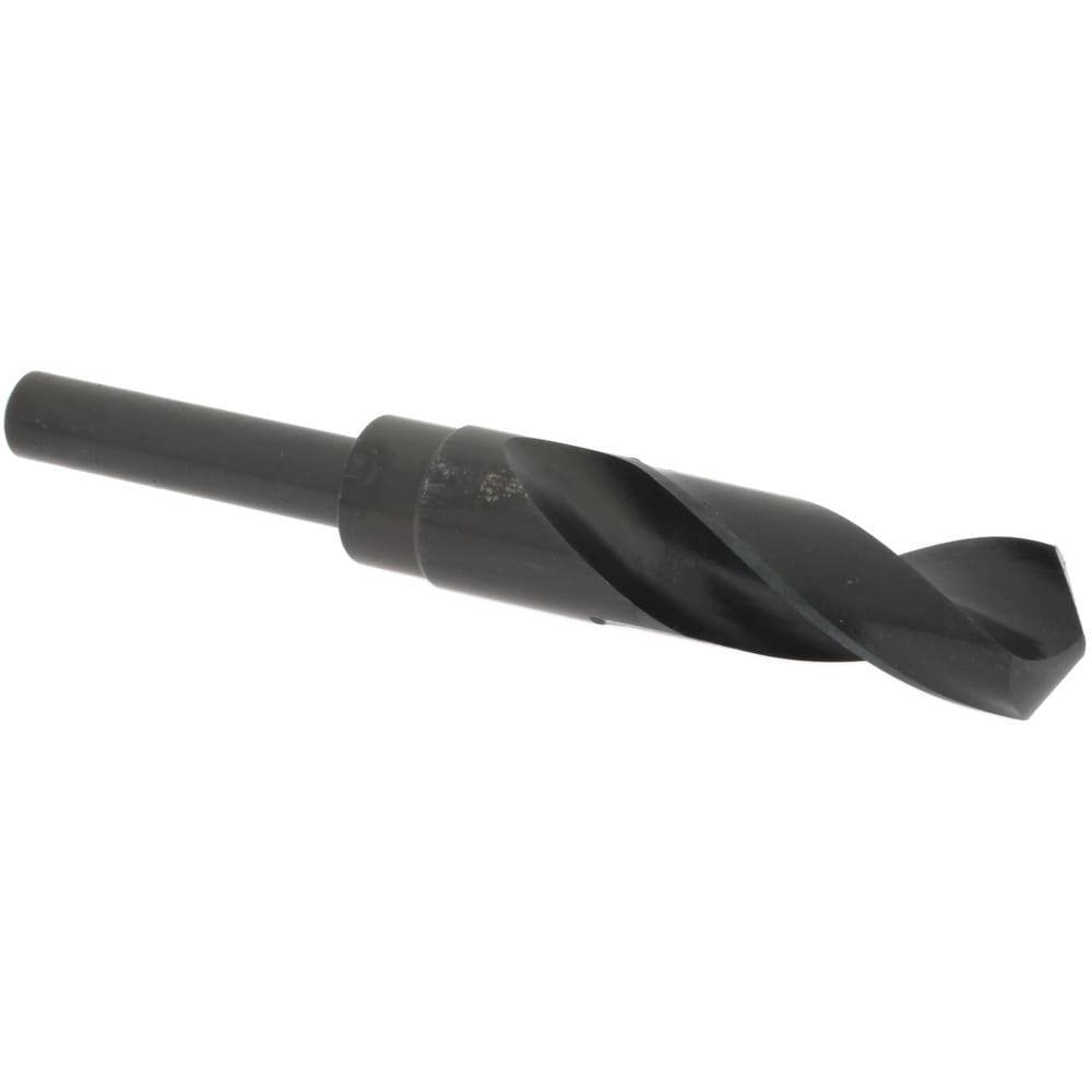 Reduced Shank Drill Bit: 57/64'' Dia, 1/2'' Shank Dia, 118 0, High Speed Steel