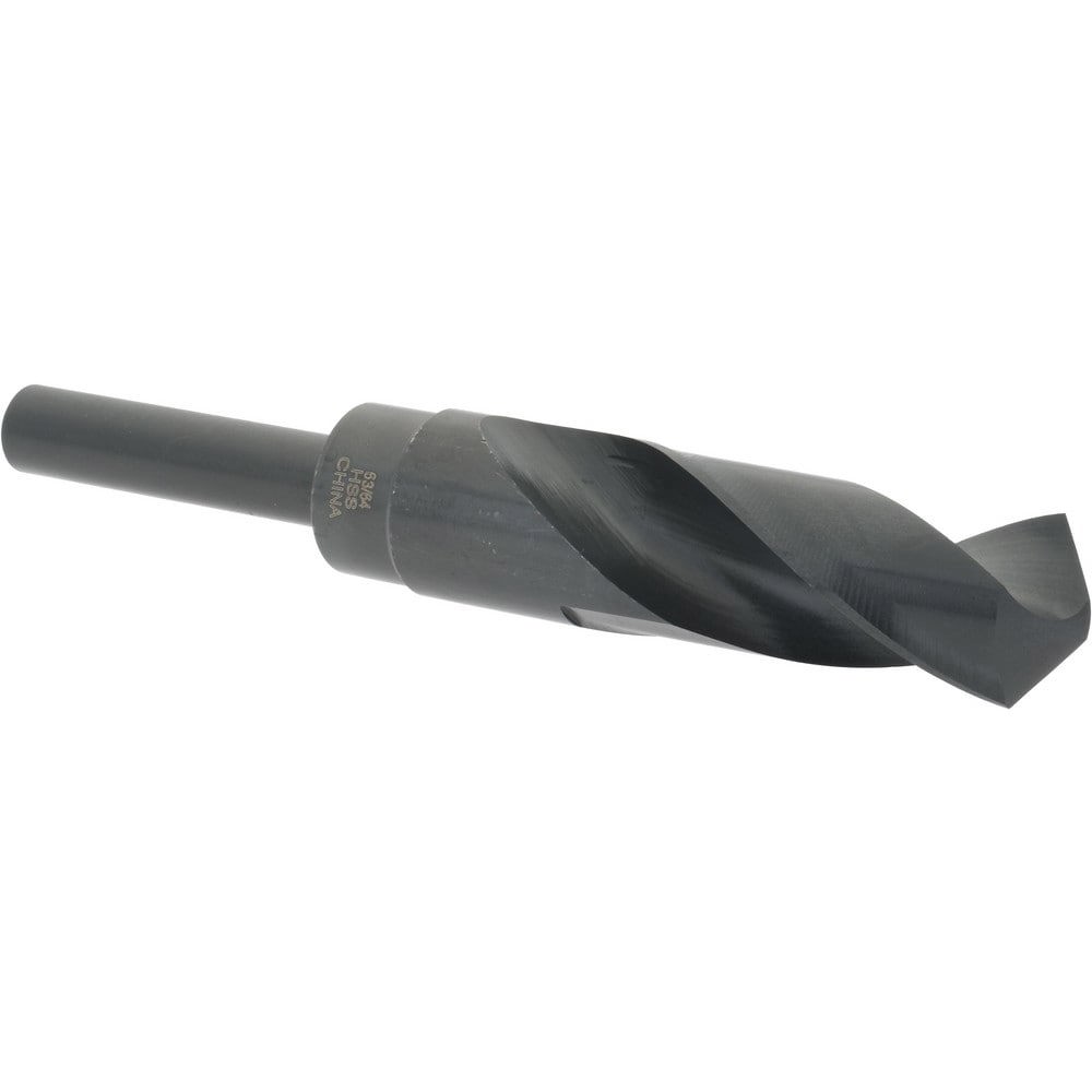 Reduced Shank Drill Bit: 63/64'' Dia, 1/2'' Shank Dia, 118 0, High Speed Steel