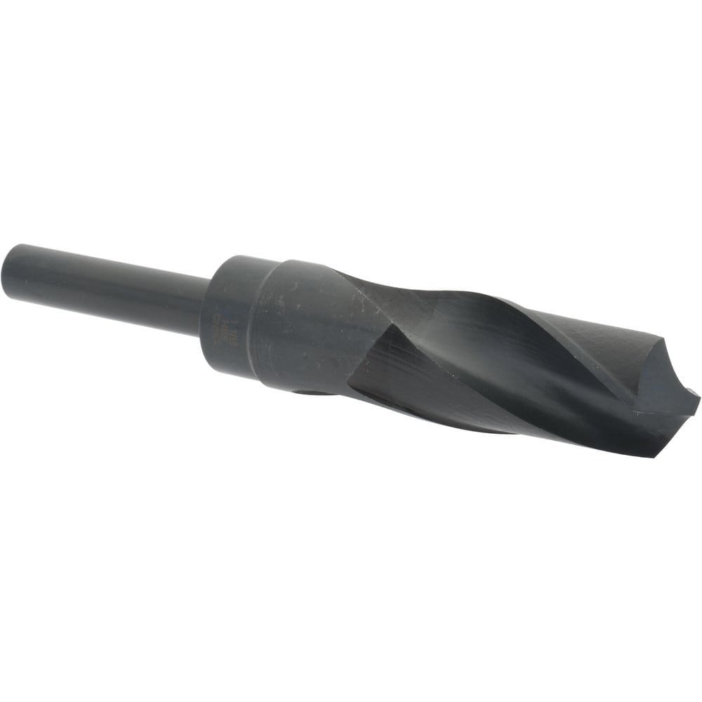 Reduced Shank Drill Bit: 1-1/16'' Dia, 1/2'' Shank Dia, 118 0, High Speed Steel