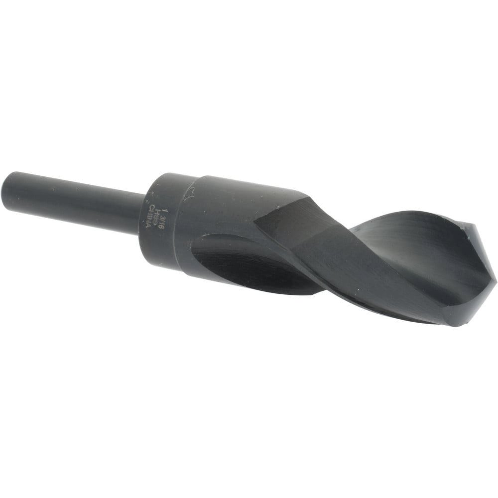 Reduced Shank Drill Bit: 1-3/16'' Dia, 1/2'' Shank Dia, 118 0, High Speed Steel