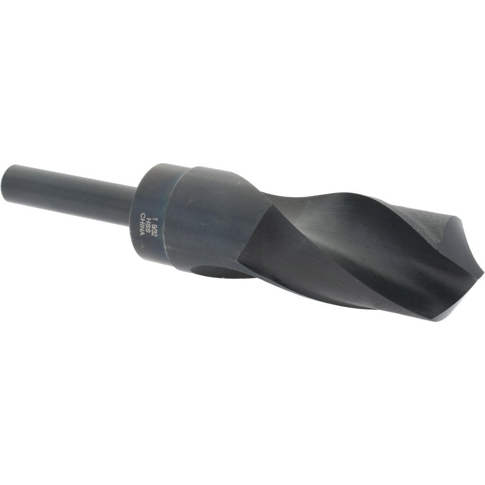 Reduced Shank Drill Bit: 1-9/32'' Dia, 1/2'' Shank Dia, 118 0, High Speed Steel