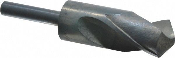 Reduced Shank Drill Bit: 1-21/64'' Dia, 1/2'' Shank Dia, 118 0, High Speed Steel