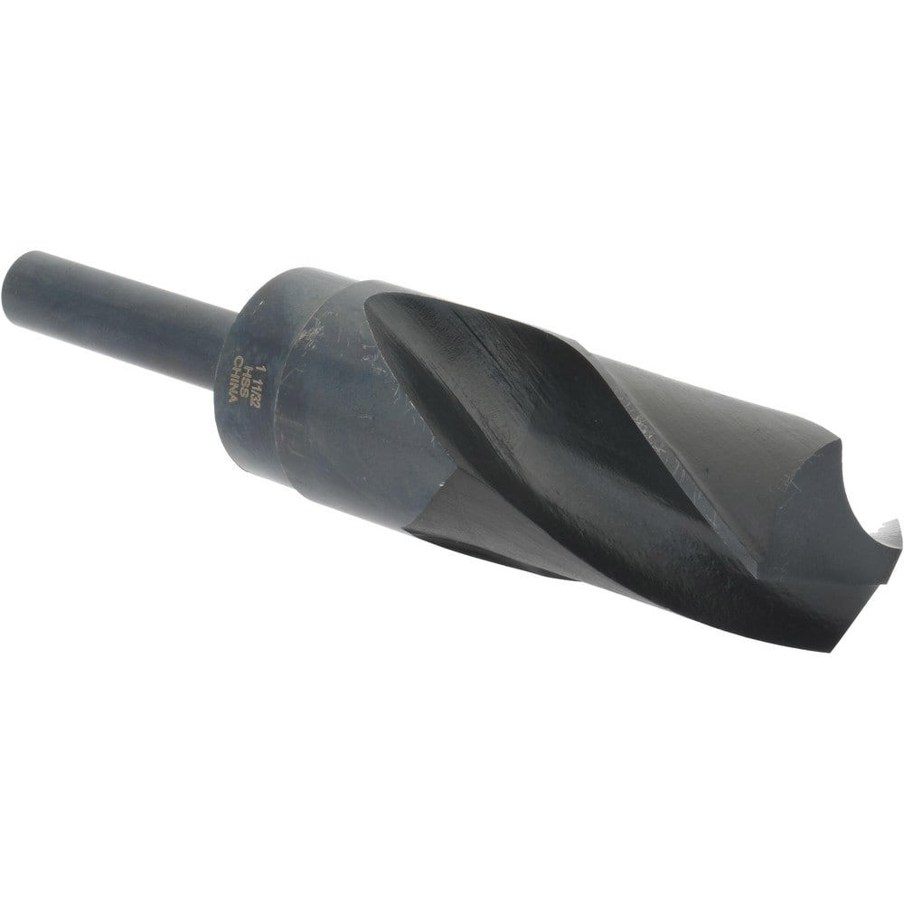 Reduced Shank Drill Bit: 1-11/32'' Dia, 1/2'' Shank Dia, 118 0, High Speed Steel