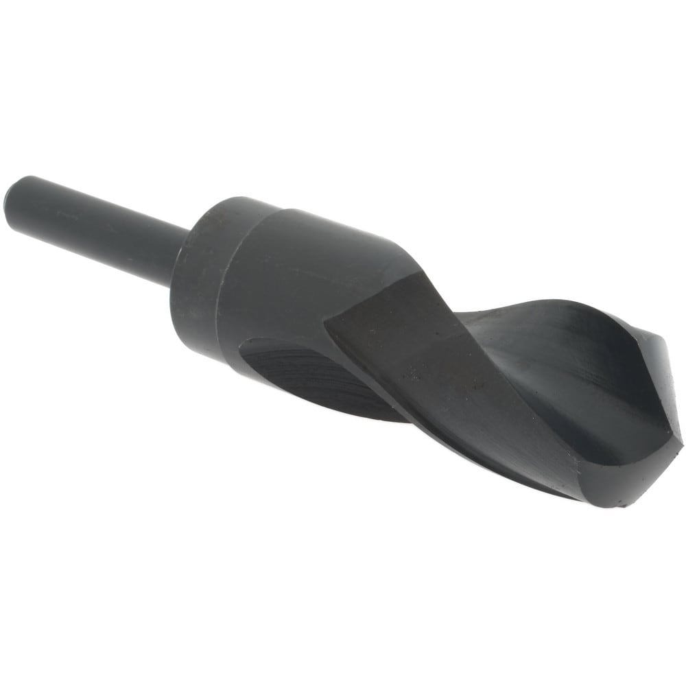Reduced Shank Drill Bit: 1-3/8'' Dia, 1/2'' Shank Dia, 118 0, High Speed Steel