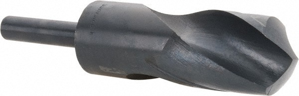 Reduced Shank Drill Bit: 1-27/64'' Dia, 1/2'' Shank Dia, 118 0, High Speed Steel