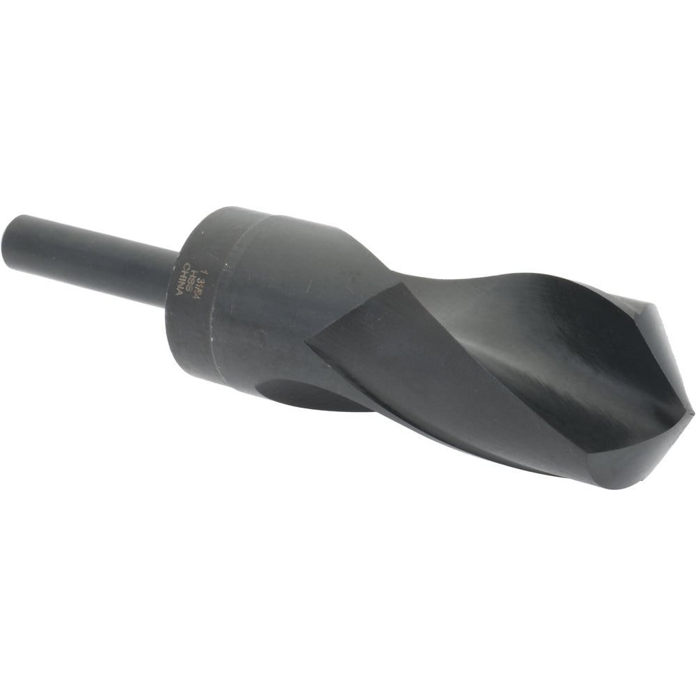 Reduced Shank Drill Bit: 1-31/64'' Dia, 1/2'' Shank Dia, 118 0, High Speed Steel